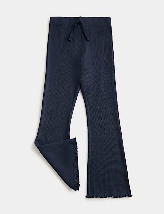 Leggings coupe &eacute;vas&eacute;e en coton &agrave; motif c&ocirc;tel&eacute; (du 2 au 8 ans)