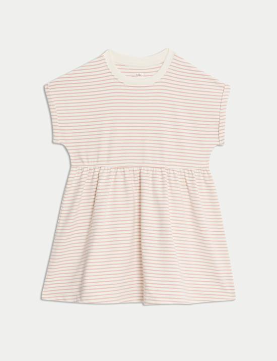 Cotton Rich Striped Dress (2-8 Yrs)