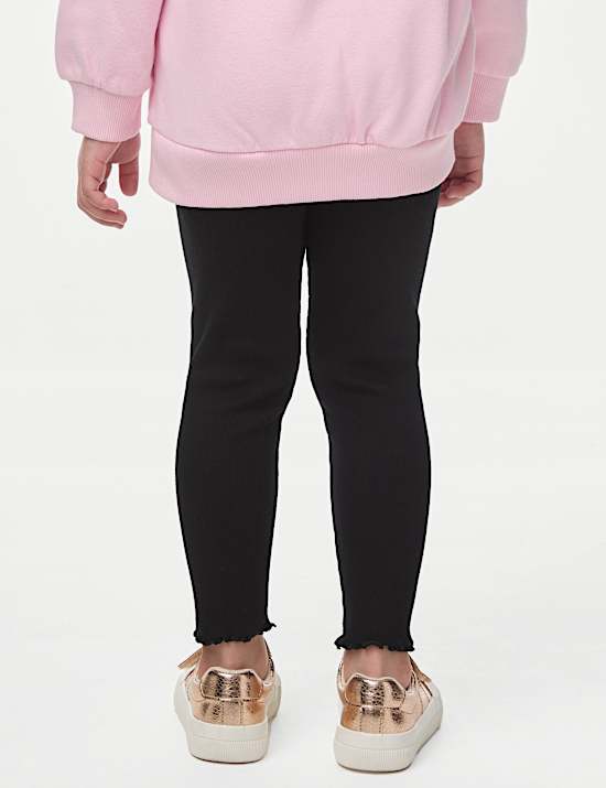 Κολάν με ριμπ ύφανση και υψηλή περιεκτικότητα σε βαμβάκι (2-8 ετών)