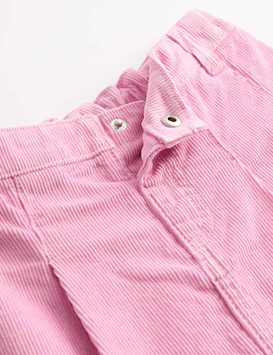 Falda de pana plisada con medias (2-8 años)