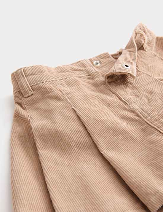 Κοτλέ πλισέ φούστα και καλσόν (2-8 ετών)