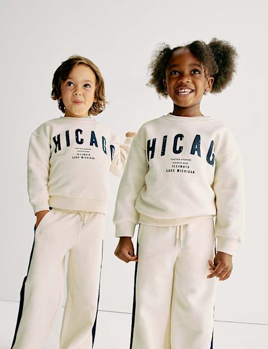 Cotton Rich Chicago Sweatshirt (2-8 Yrs)