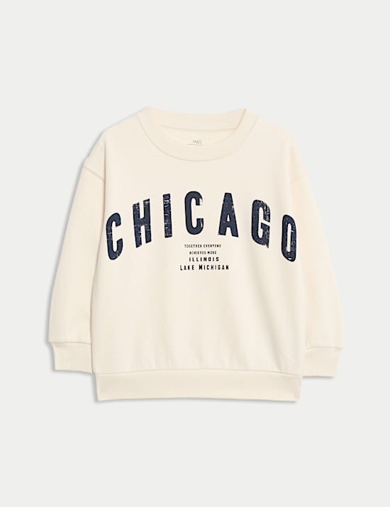 Cotton Rich Chicago Sweatshirt (2-8 Yrs)