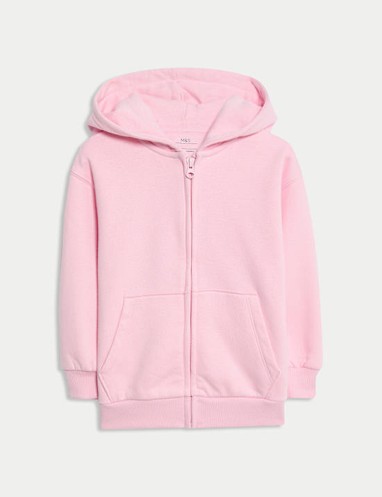 Cotton Rich Zip Hoodie (2-8 Yrs)