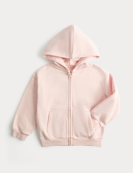 Cotton Rich Zip Hoodie (2-8 Yrs)