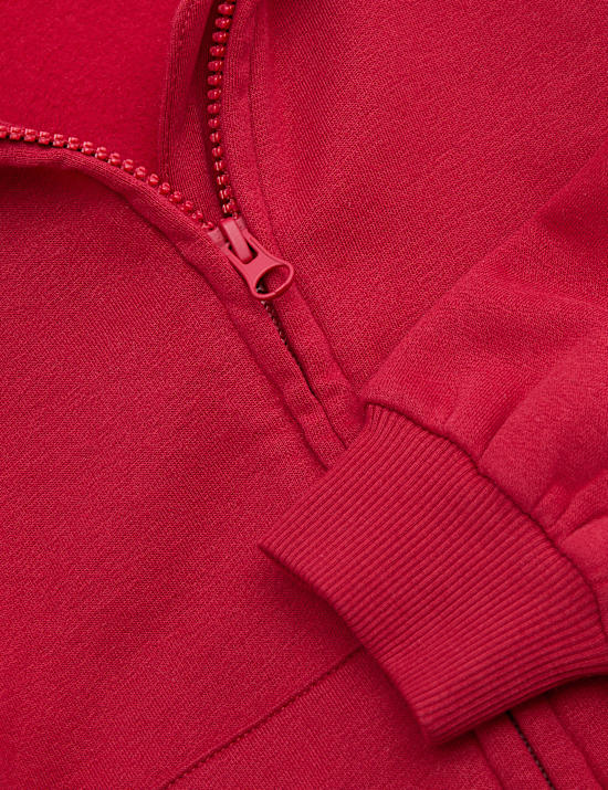 Cotton Rich Zip Through Hoodie (2-8 Yrs)
