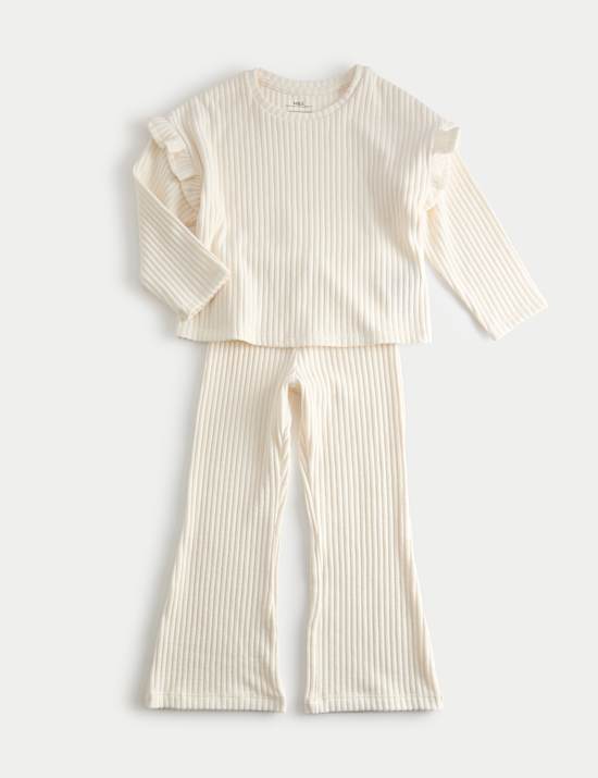 Jersey Frill Top & Bottom Outfit (2-8 Yrs)