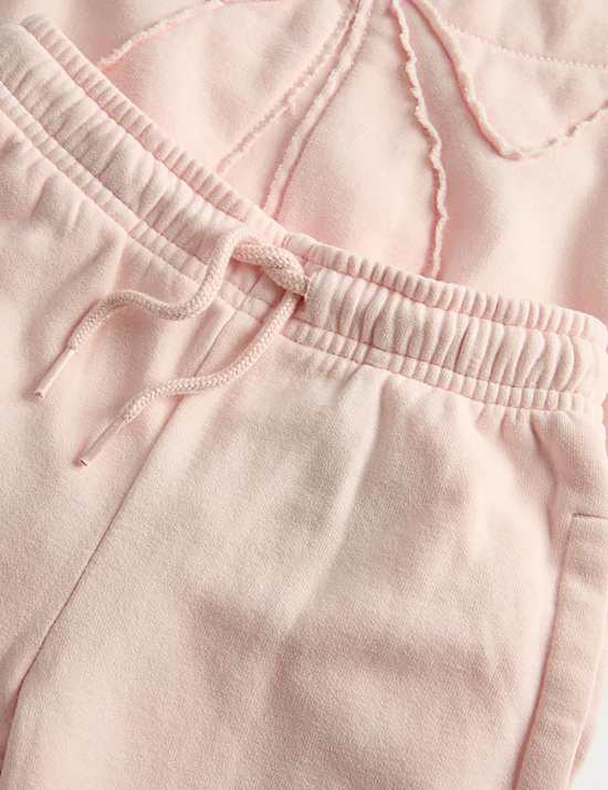 2pc Cotton Rich Bow Sweat Outfit (2-8 Yrs)