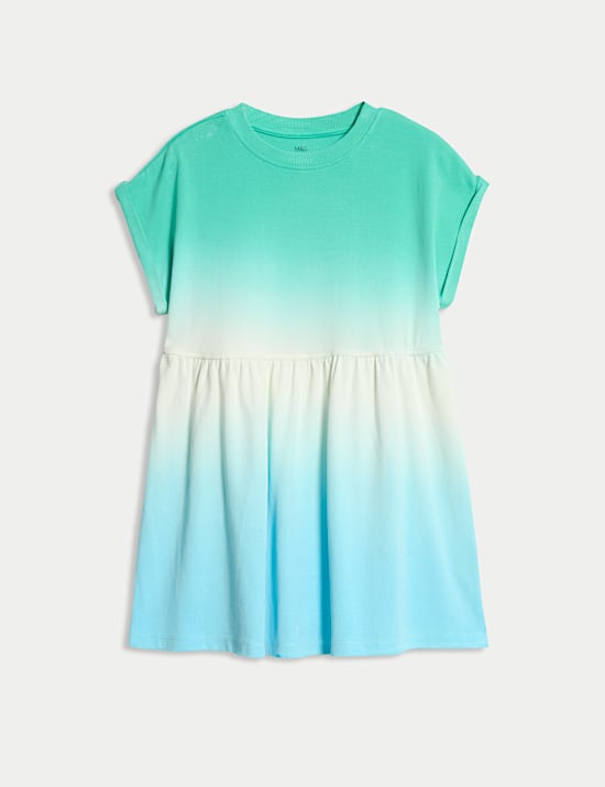 Cotton Rich Ombré T-Shirt Dress (1-8 Yrs)