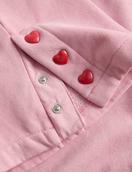 Conjunto de sudadera con cuello y parte de abajo de algod&oacute;n (1-8 a&ntilde;os)