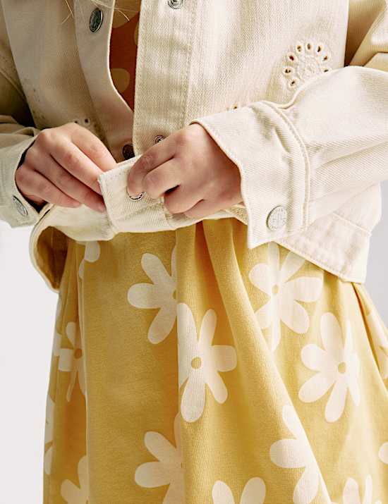 Φόρεμα με φλοράλ print από 100% βαμβάκι (2-8 ετών)