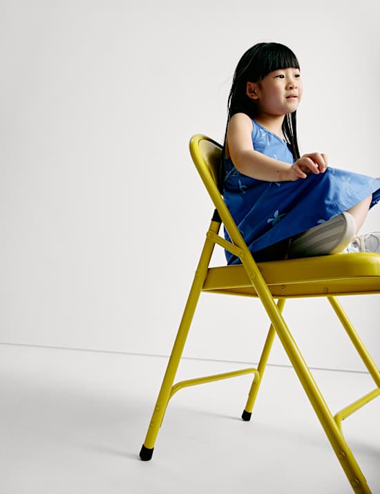 Φόρεμα με φοίνικες από 100% βαμβάκι (2-8 ετών)