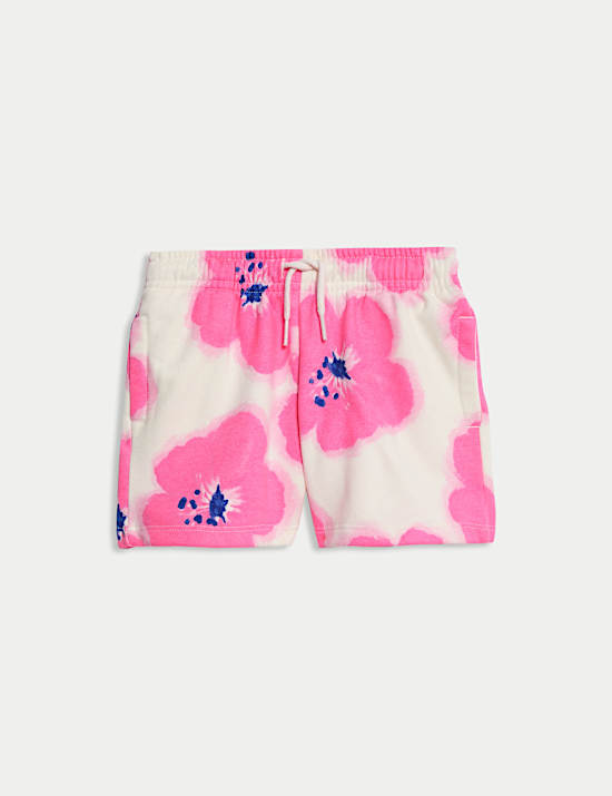 Cotton Rich Hibiscus Shorts (2-8 Yrs)