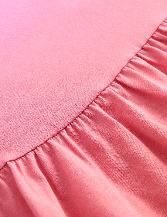 Pruhovan&eacute; duhov&eacute; &scaron;aty bez ruk&aacute;vů z čist&eacute; bavlny (2&ndash;8 let)