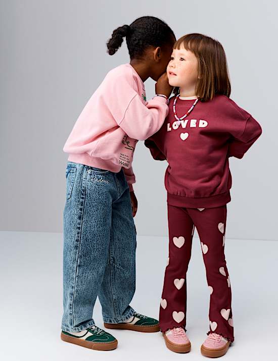 2 Piece Cotton Rich Loved Sweat Outfit (2-8 Yrs)