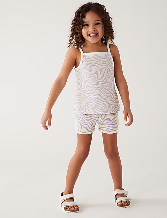 Pure Cotton Swirl Shorts