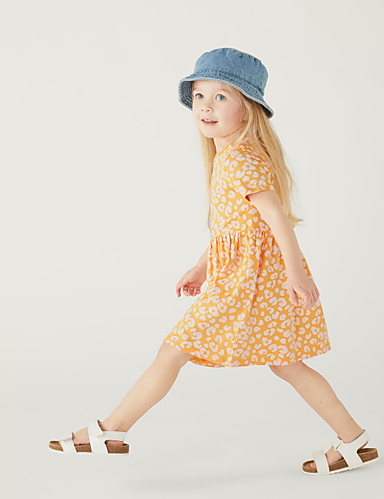 Pure Cotton Leopard Dress