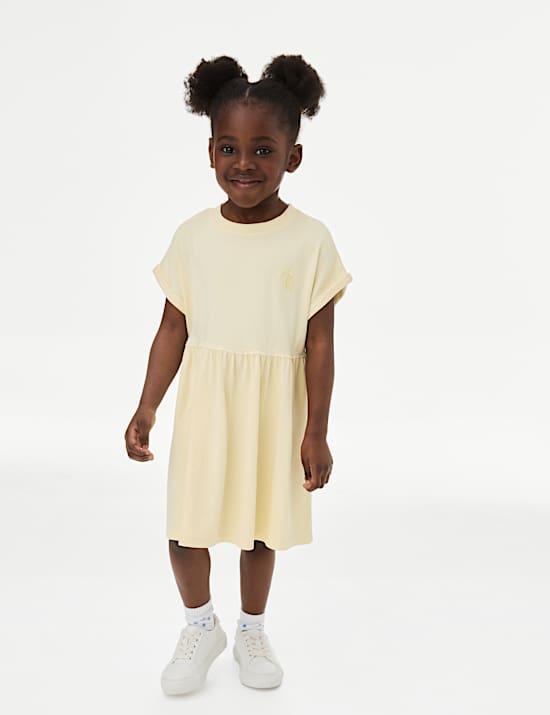 Cotton Rich Jersey Dress (2-8 Yrs)