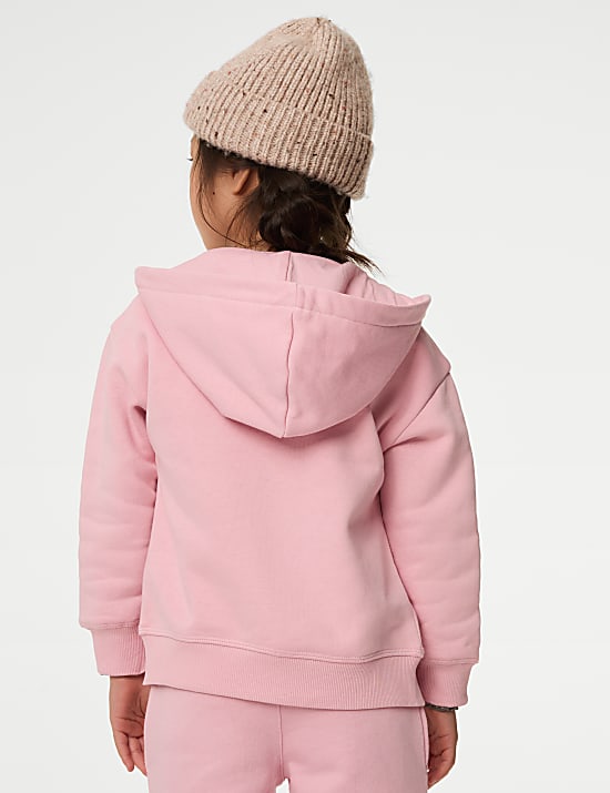 Cotton Rich Plain Hoodie (2-8 Yrs)