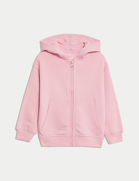 Cotton Rich Plain Hoodie (2-8 Yrs)