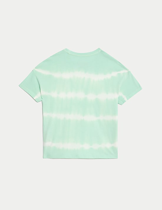 T-shirt με print φλαμίνγκο από 100% βαμβάκι (2-8 ετών)