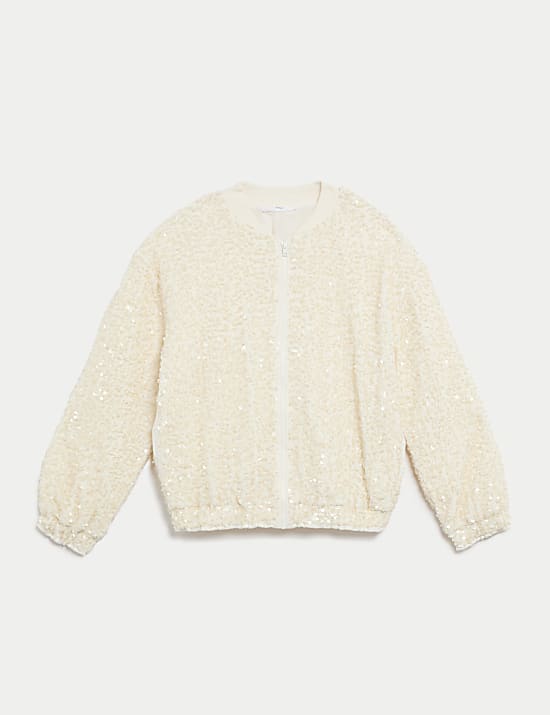 Blouson orné de sequins (du 2 au 8 ans)