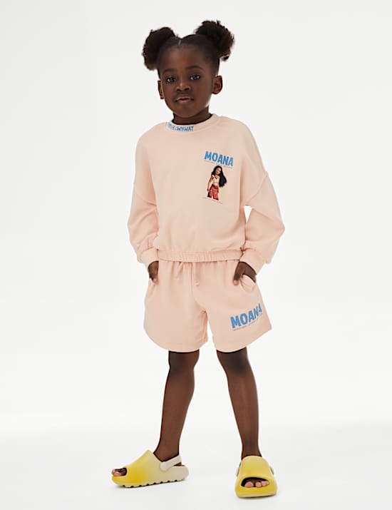 2pc Cotton Rich Moana Top & Shorts Outfit (1-8 Yrs)