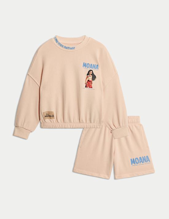 2pc Cotton Rich Moana Top & Shorts Outfit (1-8 Yrs)