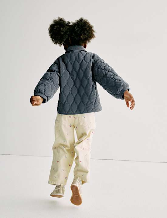 Quilted Bow Jacket (2-8 Yrs)