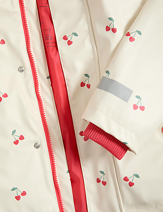 3-in-1 Cherry Print Fisherman Coat (2-8 Yrs)