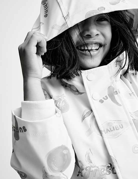 Fruit Print Fisherman Coat (2-8 Yrs)