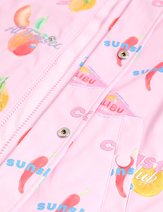 Fruit Print Fisherman Coat (2-8 Yrs)