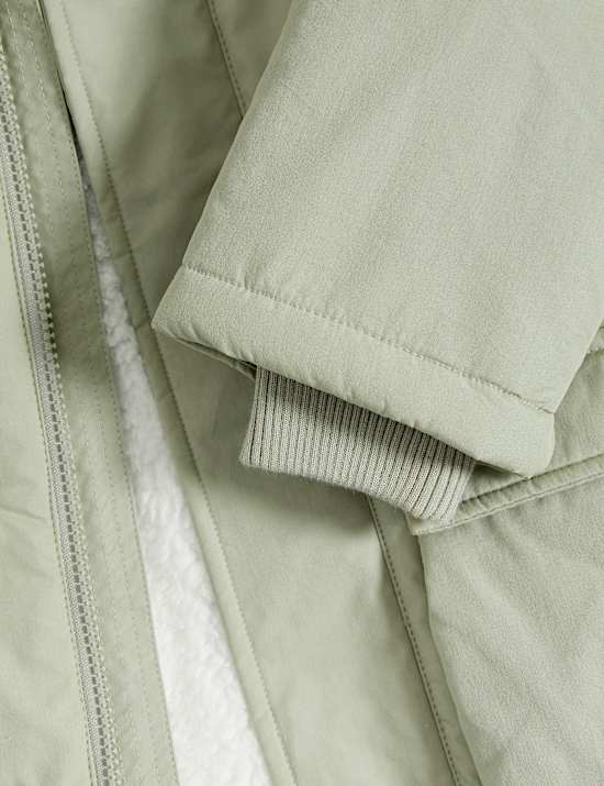 Cotton Rich Faux Fur Hooded Parka (2-8 Yrs)