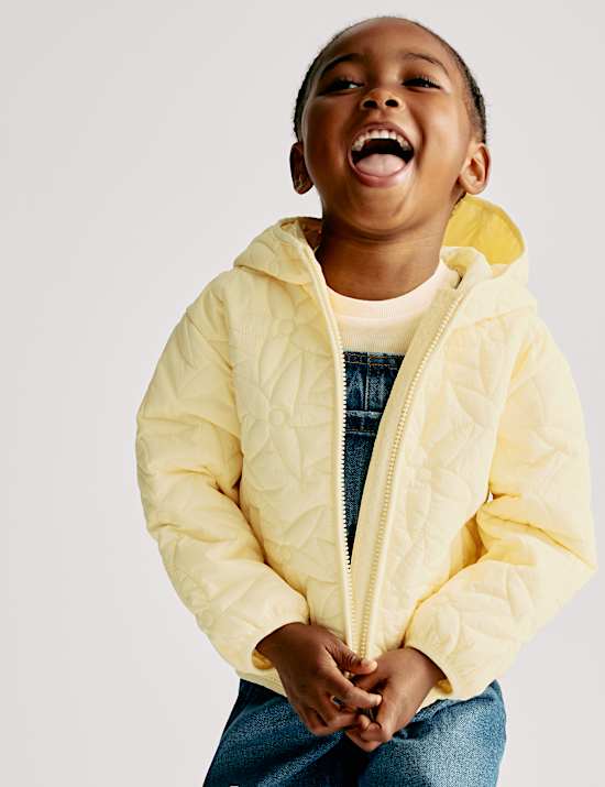Quilted Hooded Jacket (2-8 Yrs)