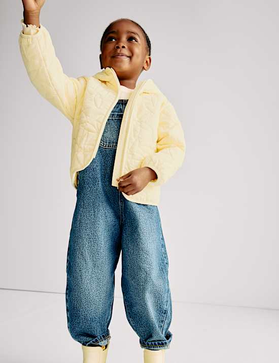 Quilted Hooded Jacket (2-8 Yrs)