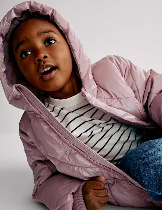 מעיל מרופד עם קפוצ'ון ו-Stormwear™‎ (2‏-8 שנים)