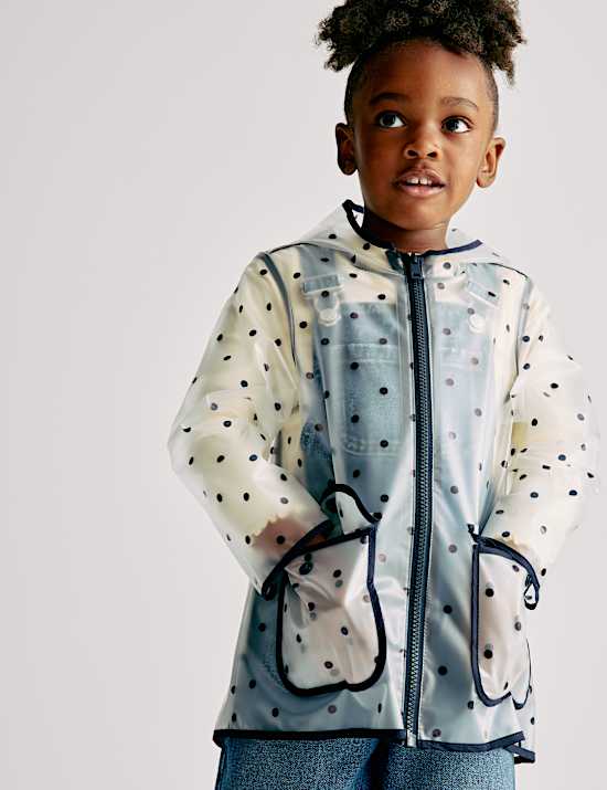 Regenjacke mit Punktmuster (2–8 Jahre)