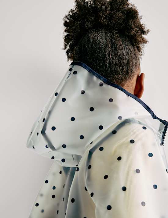 Puntíkovaný nepromokavý plášť (2–8 let)