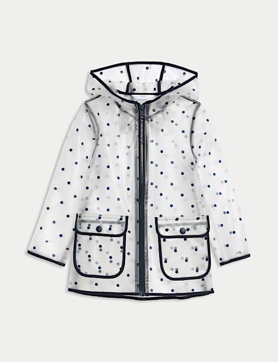 Puntíkovaný nepromokavý plášť (2–8 let)