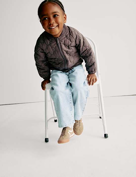 Rybářský kabát typu 3 v 1 s potiskem mašliček (2–8 let)