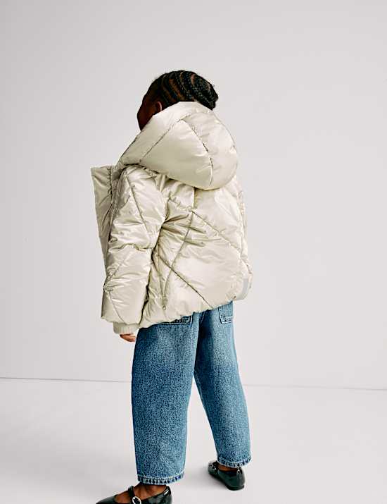 Zateplený metalický kabát s technologií Stormwear™ (2–8 let)