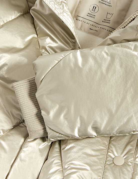 Zateplený metalický kabát s technologií Stormwear™ (2–8 let)