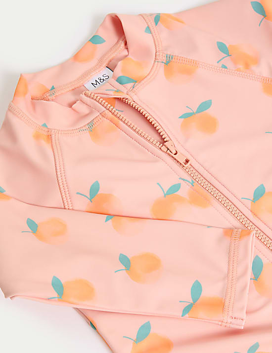Peach Long Sleeve All In One (2-8 Yrs)