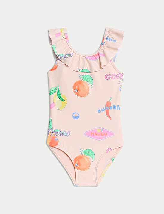 Fruit Frill Swimsuit (2-8 Yrs)