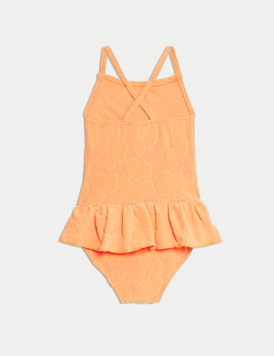 Floral Jacquard Swimsuit (2-8 Yrs)