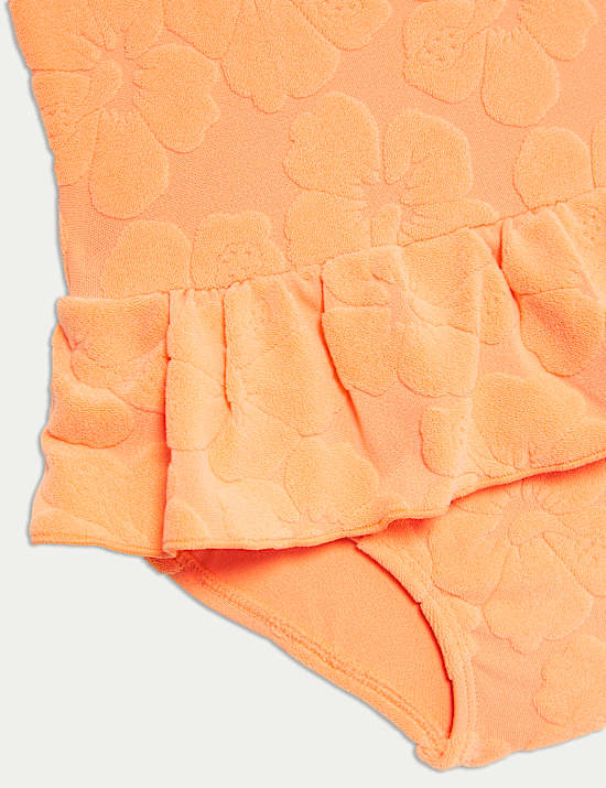 Floral Jacquard Swimsuit (2-8 Yrs)