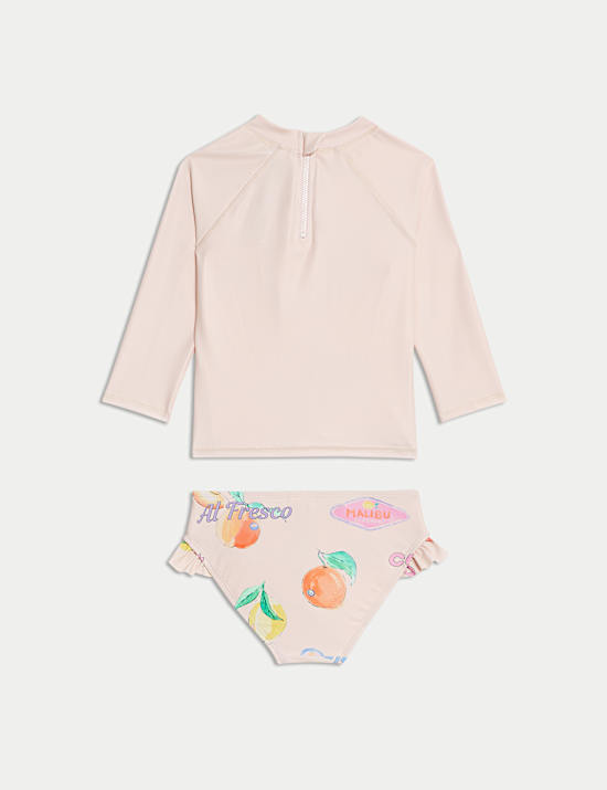 2pc Fruit Print Swim Set (2-8 Yrs)