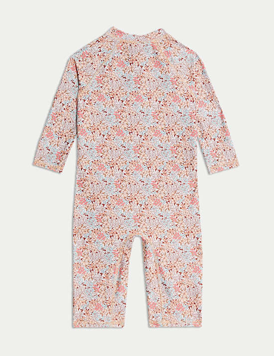 Ditsy Floral All In One Swimsuit (2-8 Yrs)