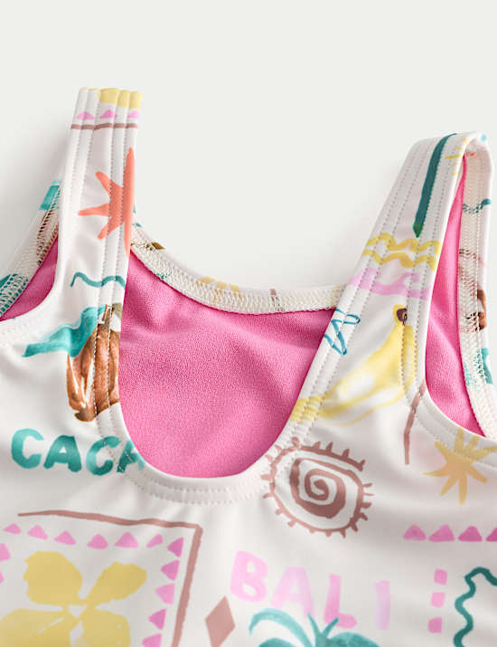 Bali Print Swimsuit (2-8 Yrs)