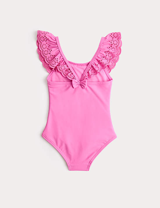 Broderie Frill Swimsuit (2-8 Yrs)